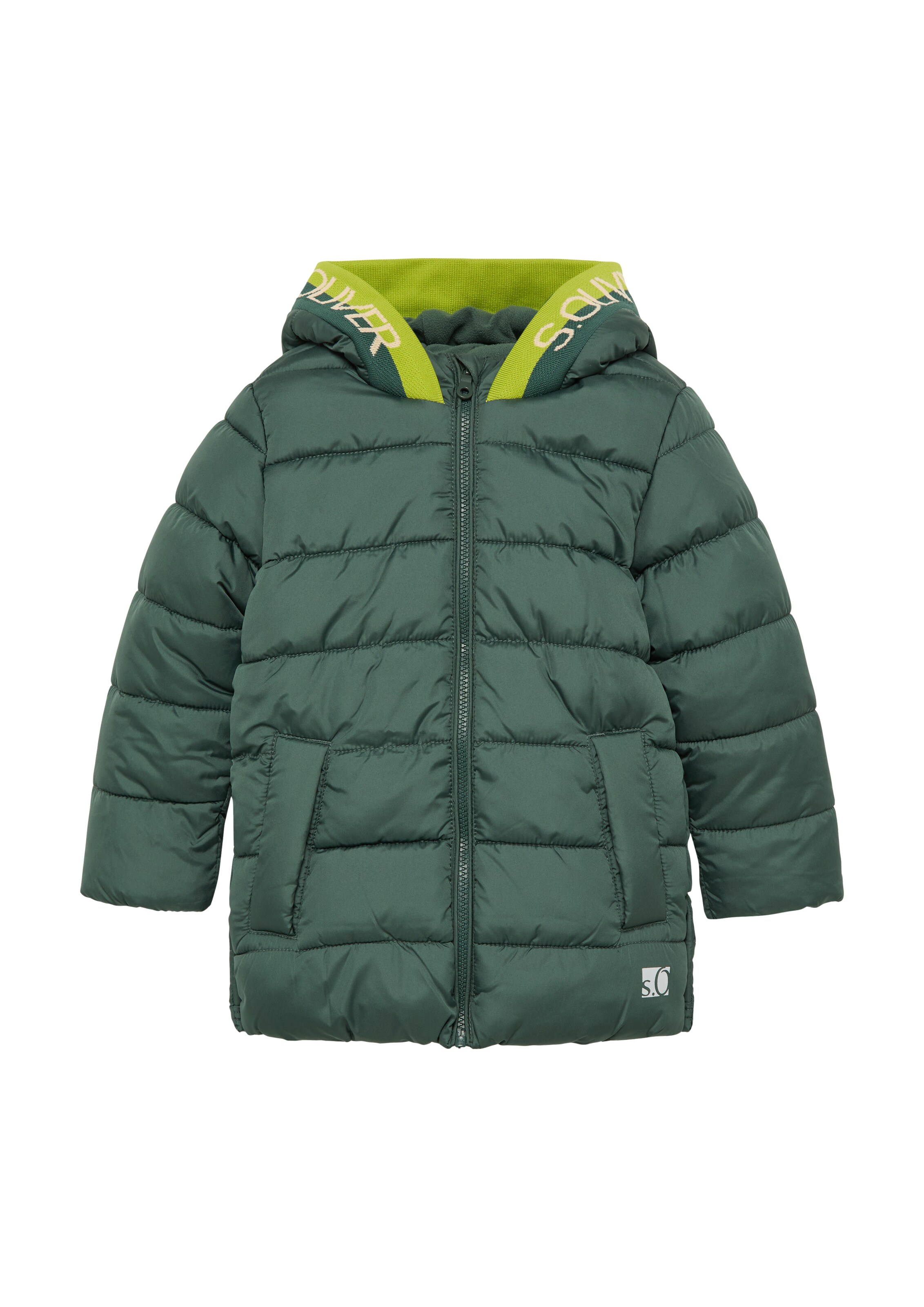 s.Oliver Winterjacke in Grün: Vorderseite