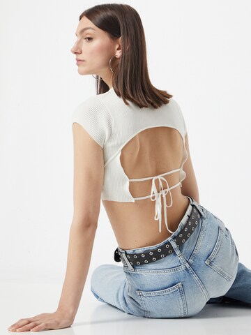 Calvin Klein Jeans Pulóver - fehér