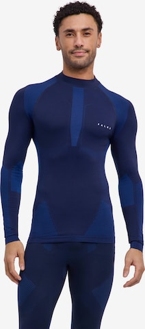 FALKE Base Layer in Blau: Vorderseite