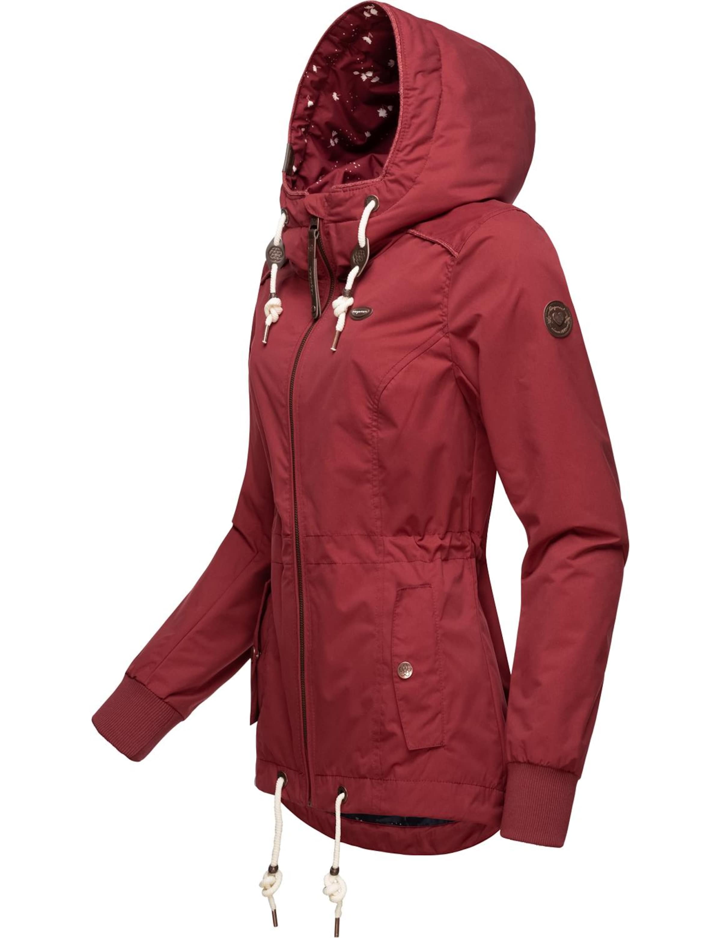 Frauen Große Größen Ragwear Jacke 'Danka' in Weinrot - NY42756 Frauen Große Größen Ragwear Jacke 'Danka' in Weinrot - NY42756
