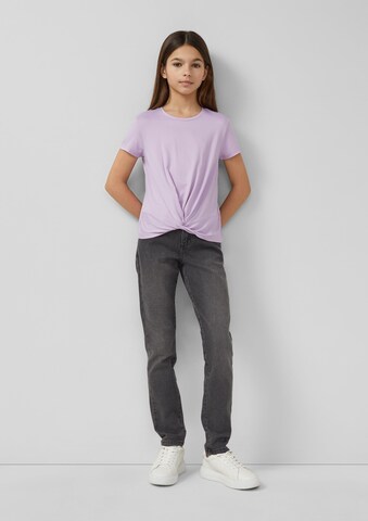 T-Shirt s.Oliver en violet : devant