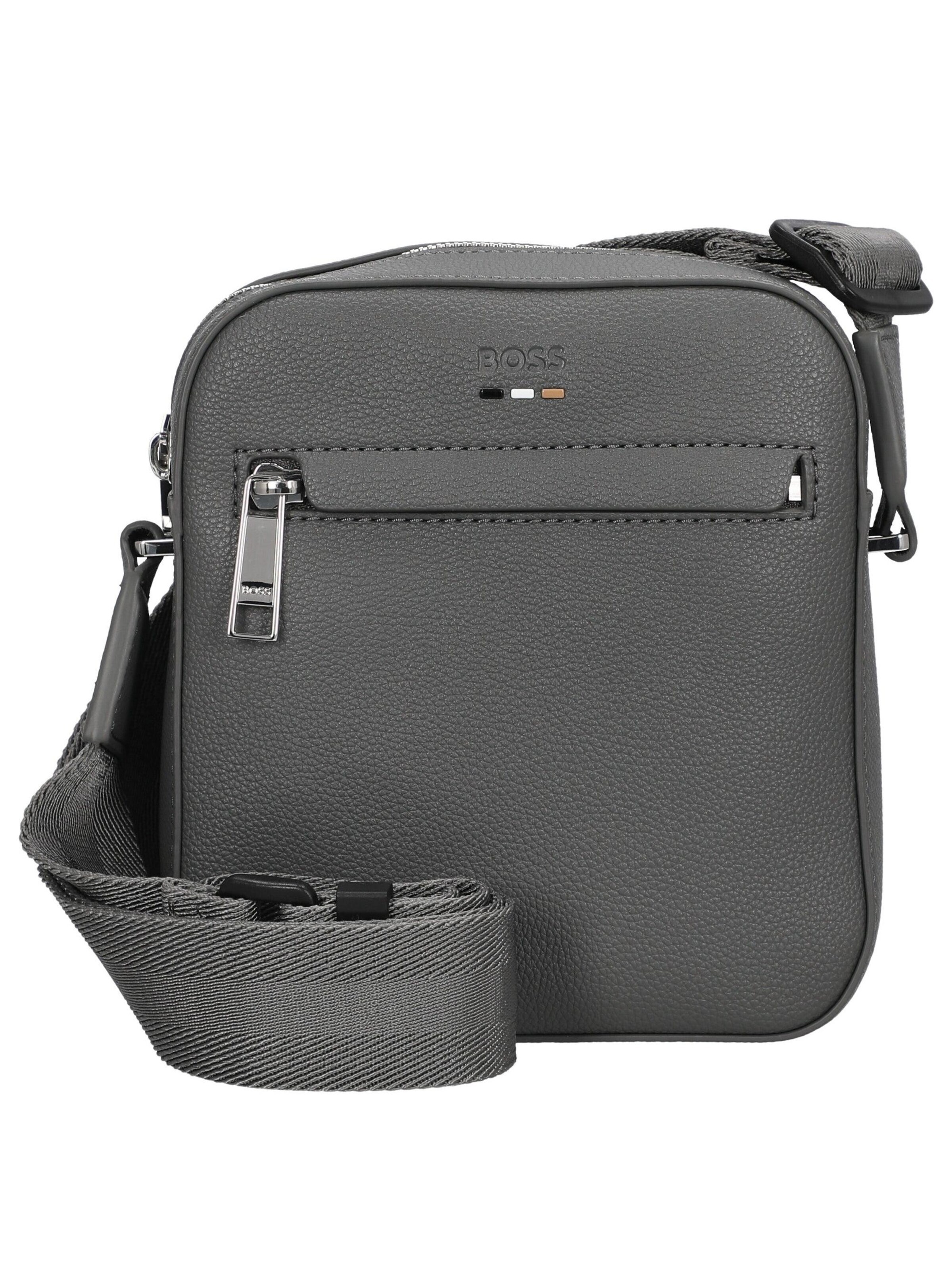 HUGO BOSS Umhängetasche 'Ray'‌‌‌‌‌‌‌ in Grau: Vorderseite