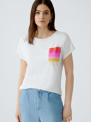 OUI T-Shirt in Weiß: Vorderseite