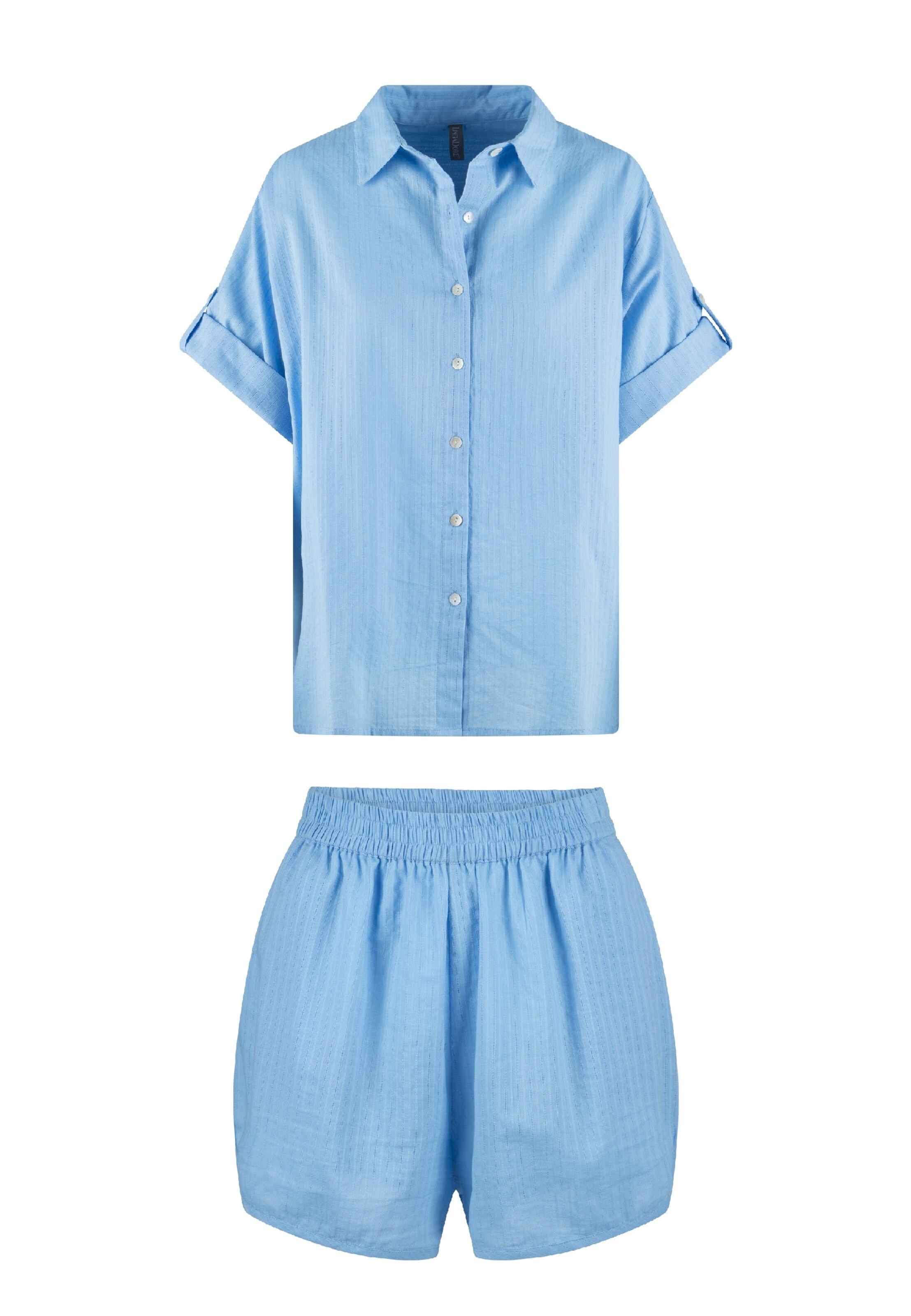 LingaDore - Pijama en azul: frente