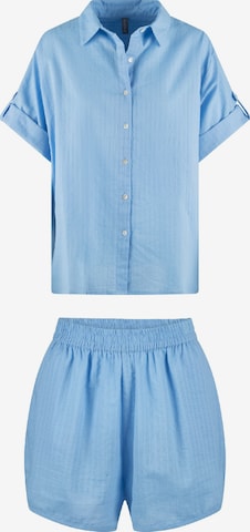 LingaDore Pajama in Blue: front