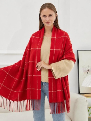 alberto cabale Scarf 'Line' in Red