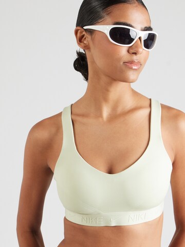 NIKEBustier Sportski grudnjak 'INDY' - zelena boja: prednji dio