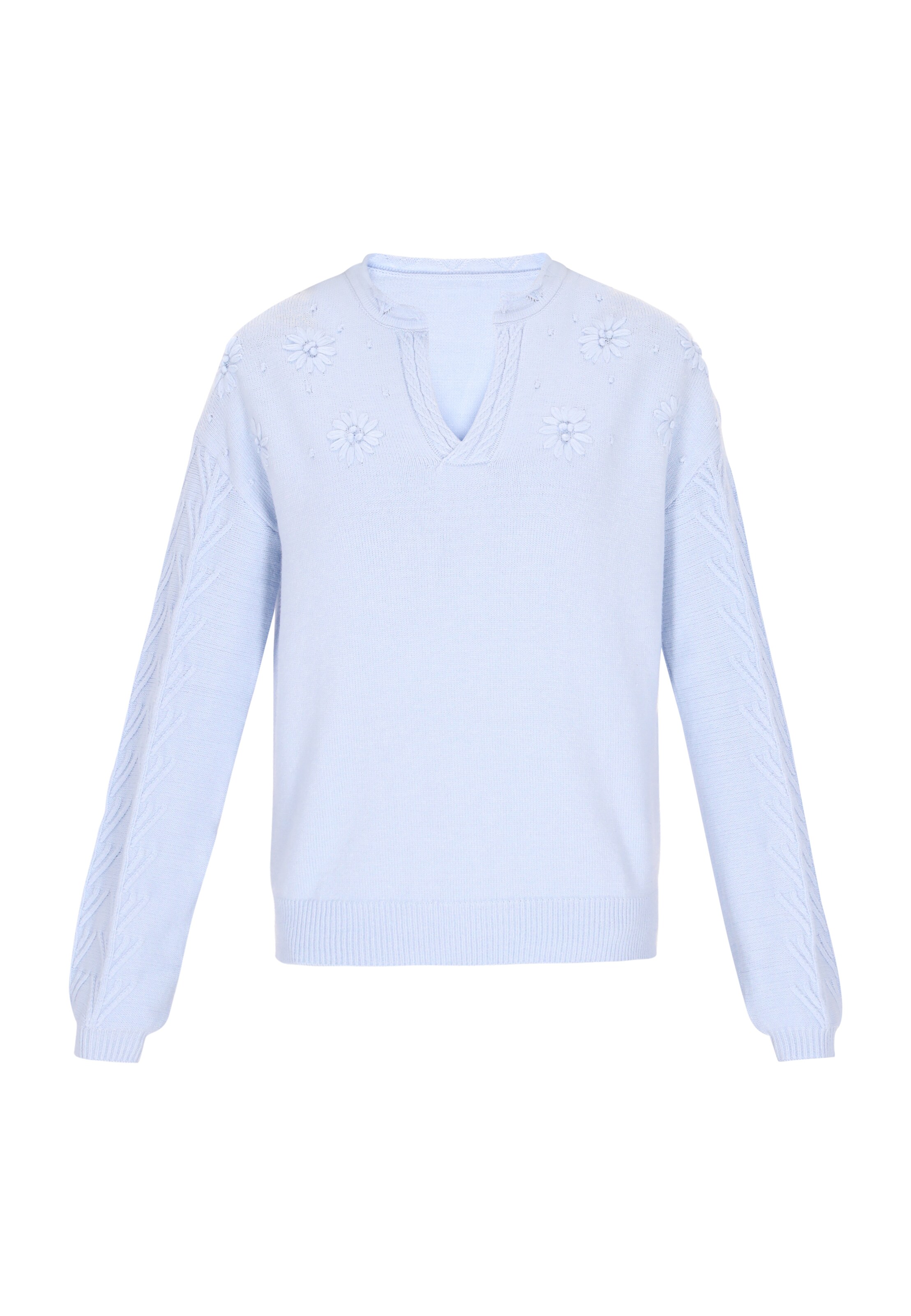 ebeeza Pullover in Blau: Vorderseite