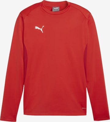 PUMA Sports sweatshirt 'teamGOAL' in Red: front