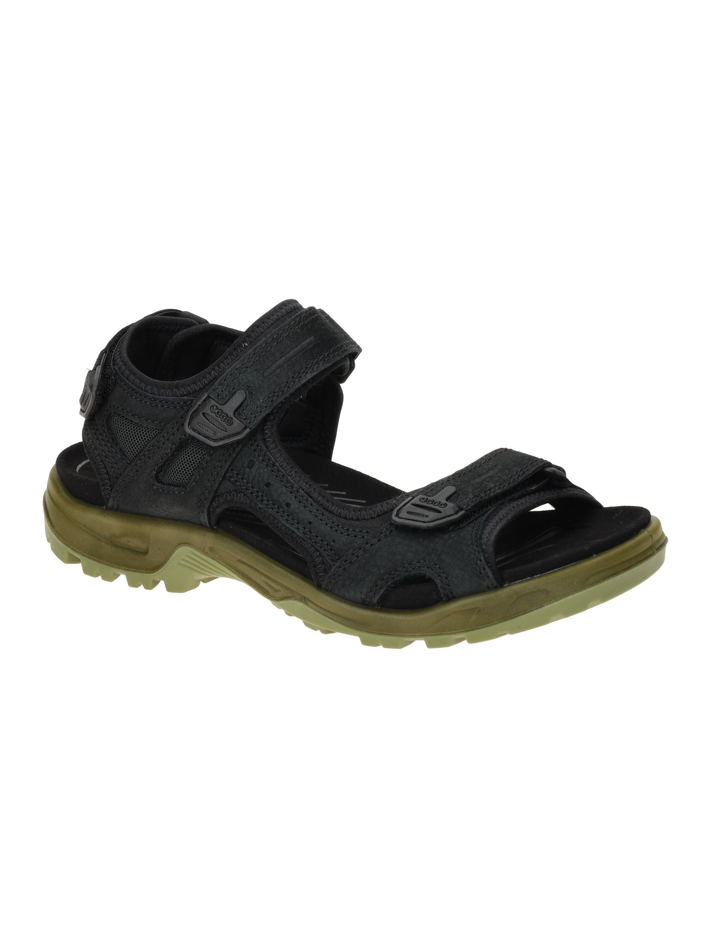 ECCO Sandale 'Ecco Offroad Herren Sandale schwarz grün 069564'‌‌‌‌‌‌‌‌ in Schwarz: Vorderseite