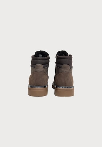 s.Oliver - Botas con cordones en verde