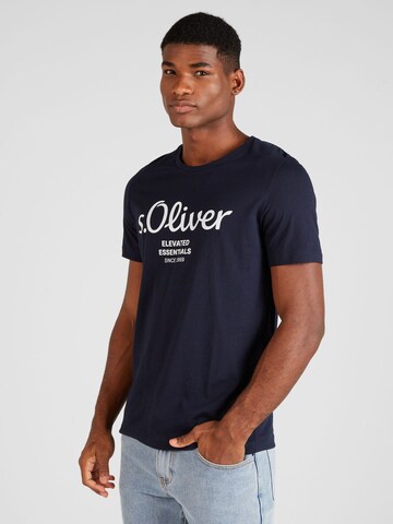 s.Oliver Shirt in Blau: predná strana