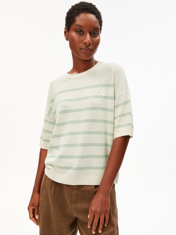 ARMEDANGELS Тениска в бежово: отпред