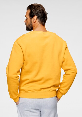 FRUIT OF THE LOOM Sweatshirt in Yellow