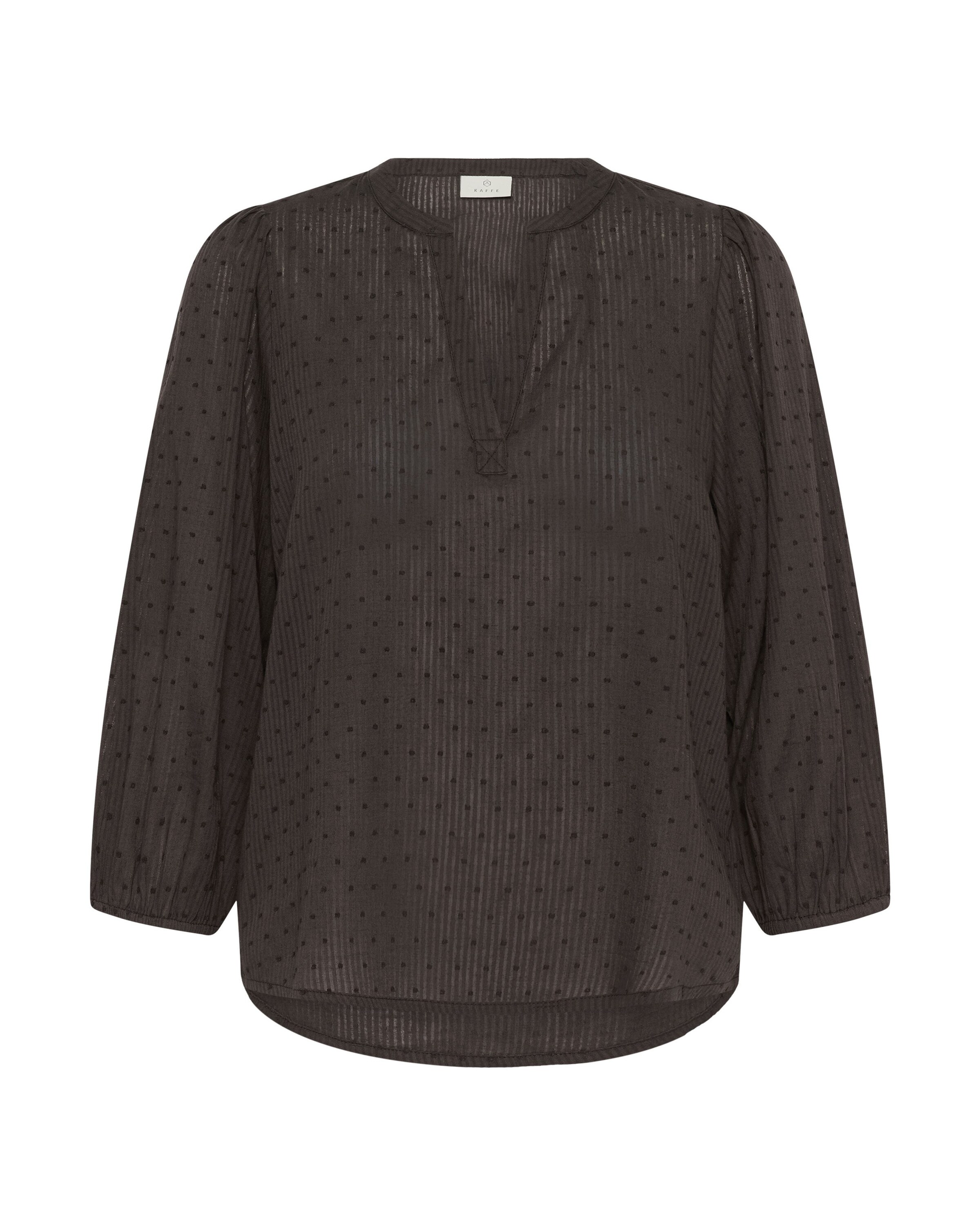 Kaffe - Blusa 'KAFrancesca' en marrón: frente