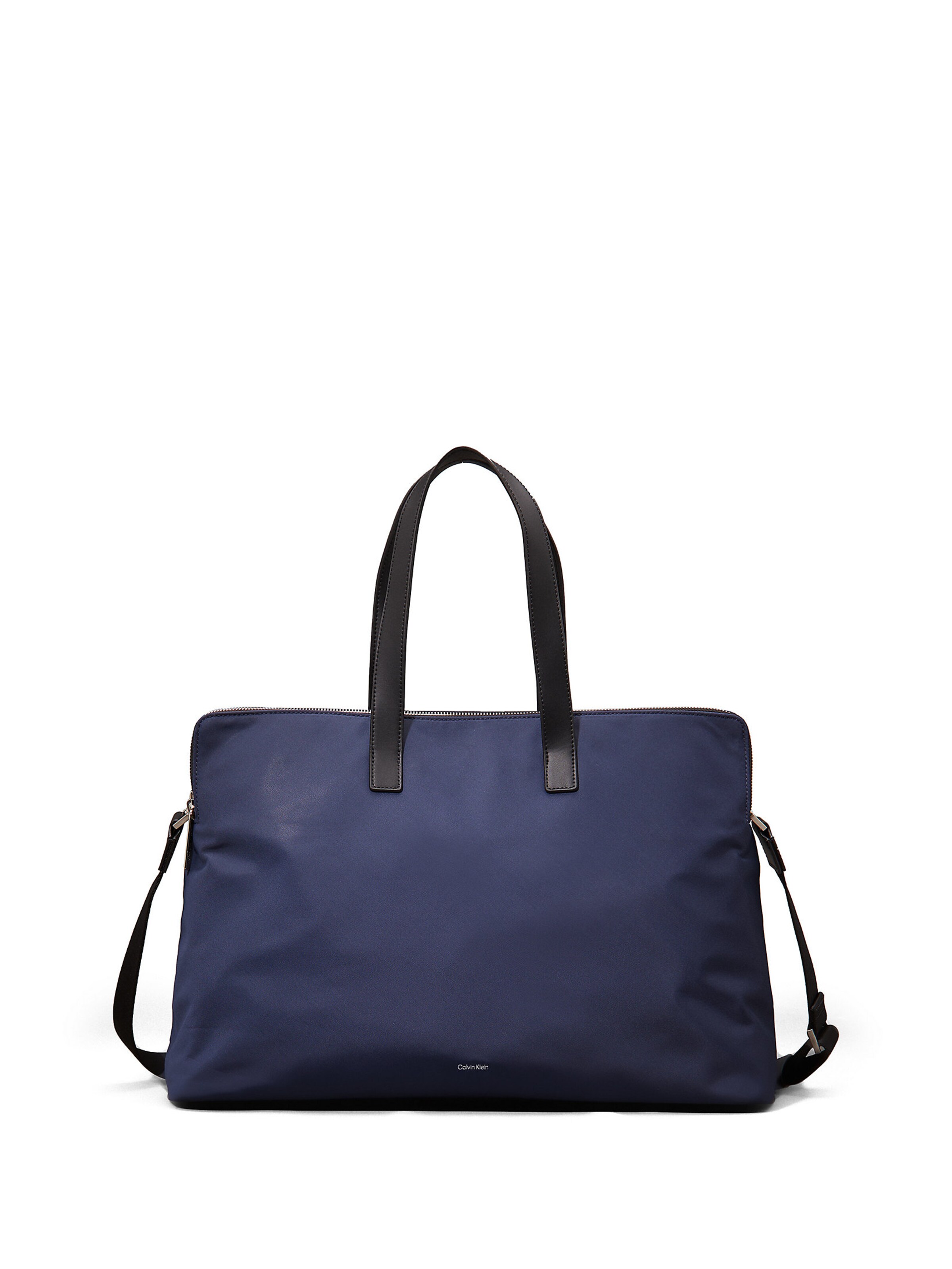 Sac d’ordinateur portable Calvin Klein en bleu : devant