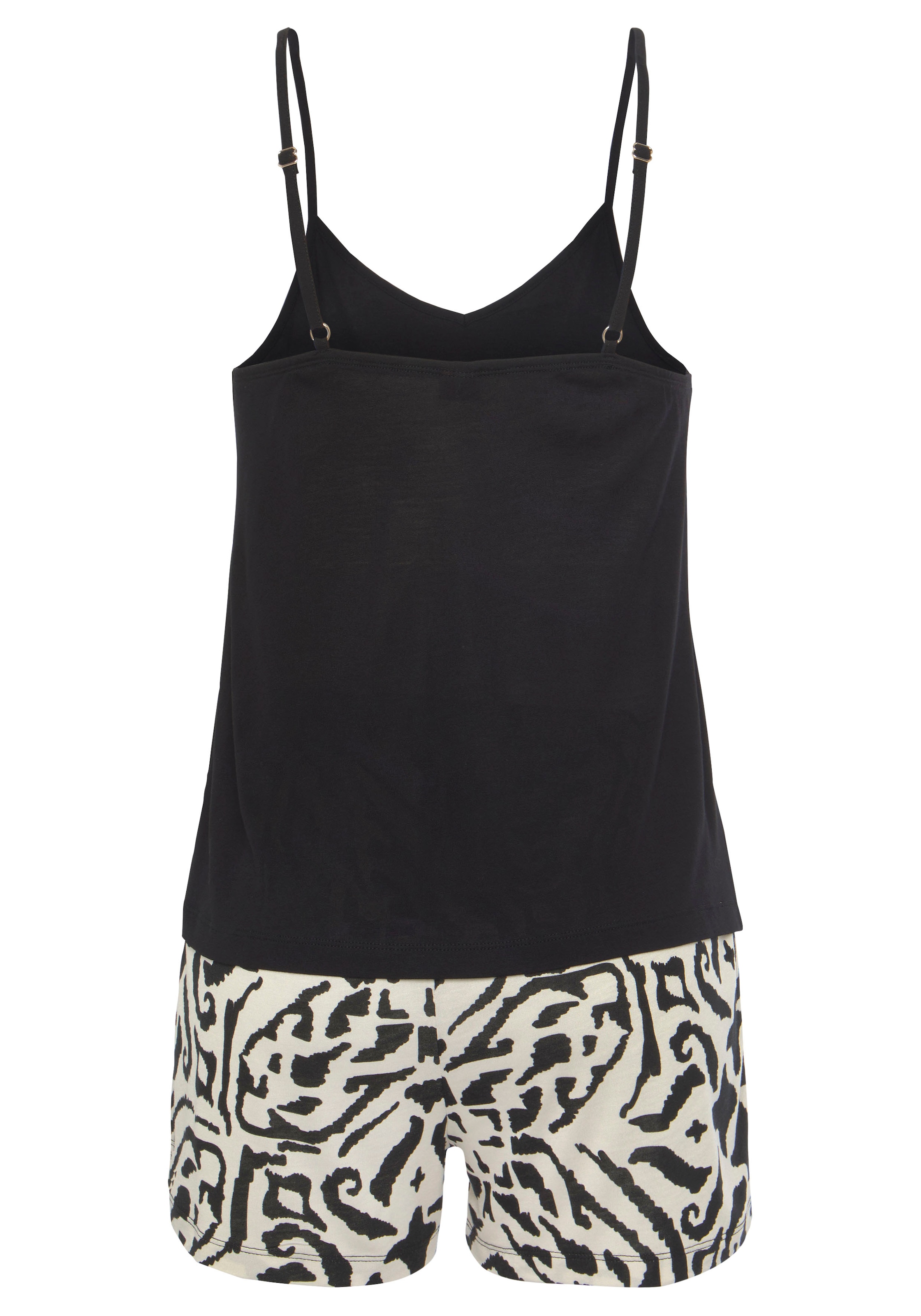 s.Oliver Kort pyjamas i svart