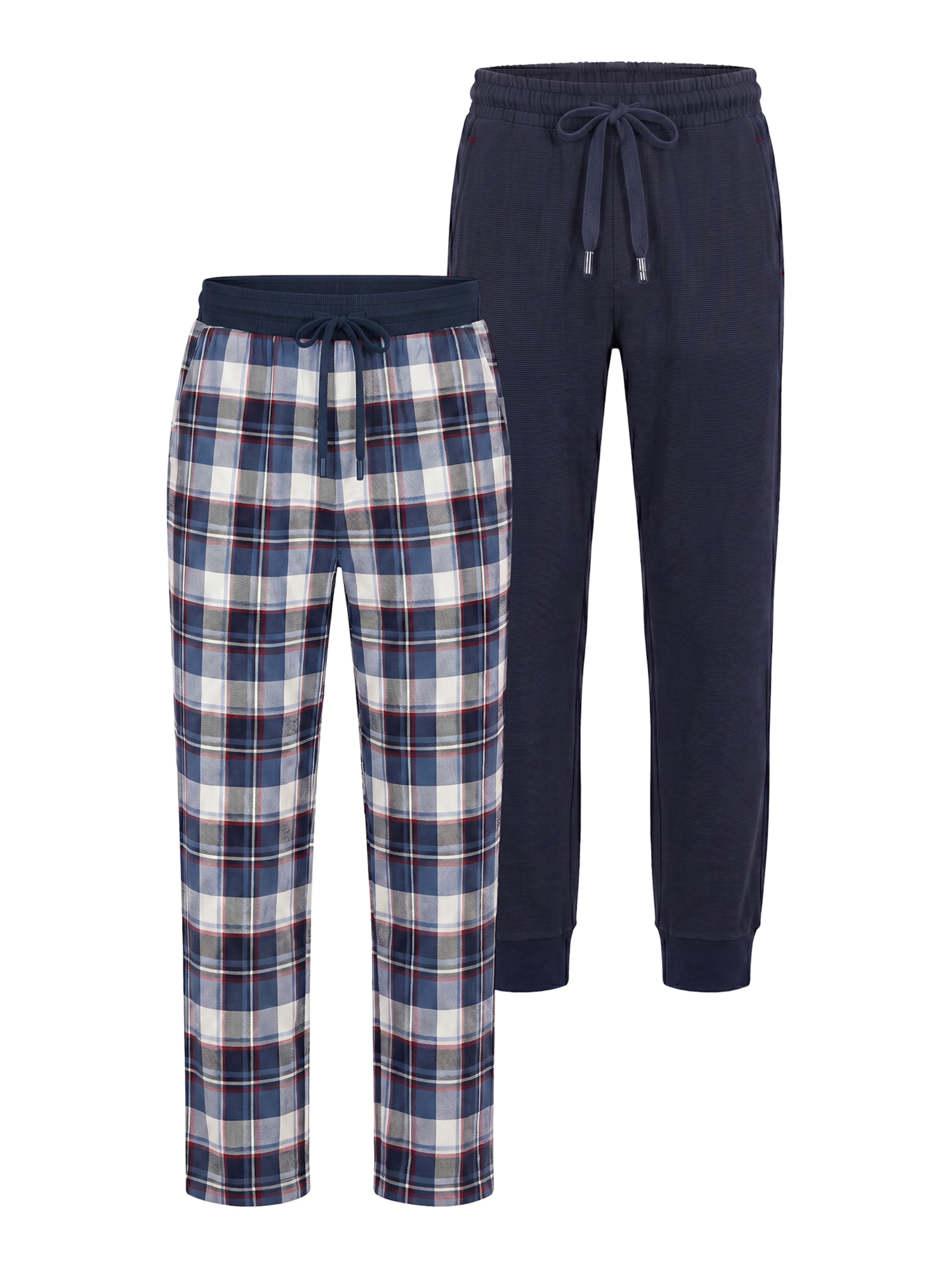 Pantalon de pyjama ' Classics ' Phil & Co. Berlin en bleu : devant