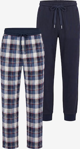 Pantalon de pyjama ' Classics ' Phil & Co. Berlin en bleu : devant