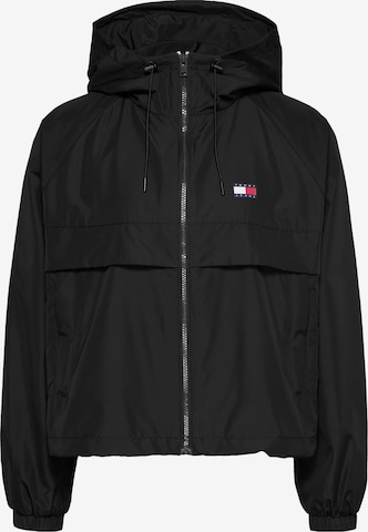 Giacca di mezza stagione 'Essential' di Tommy Jeans in nero: frontale