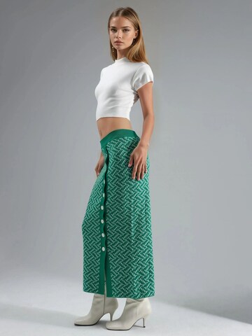 Gonna 'Strickröcke' di My fashion in verde