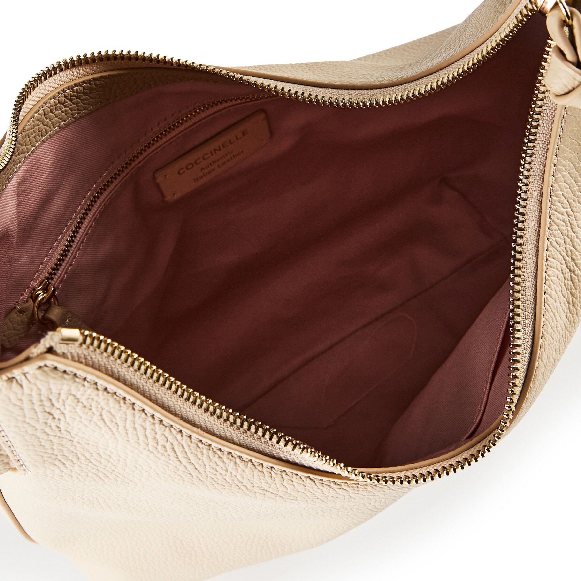Coccinelle Shoulder Bag 'Rebekka' in Beige
