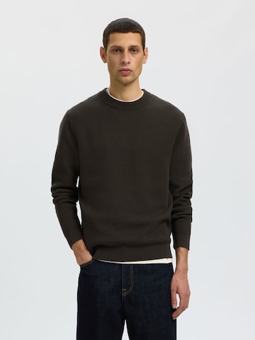 SELECTED Pullover in Schwarz: Vorderseite