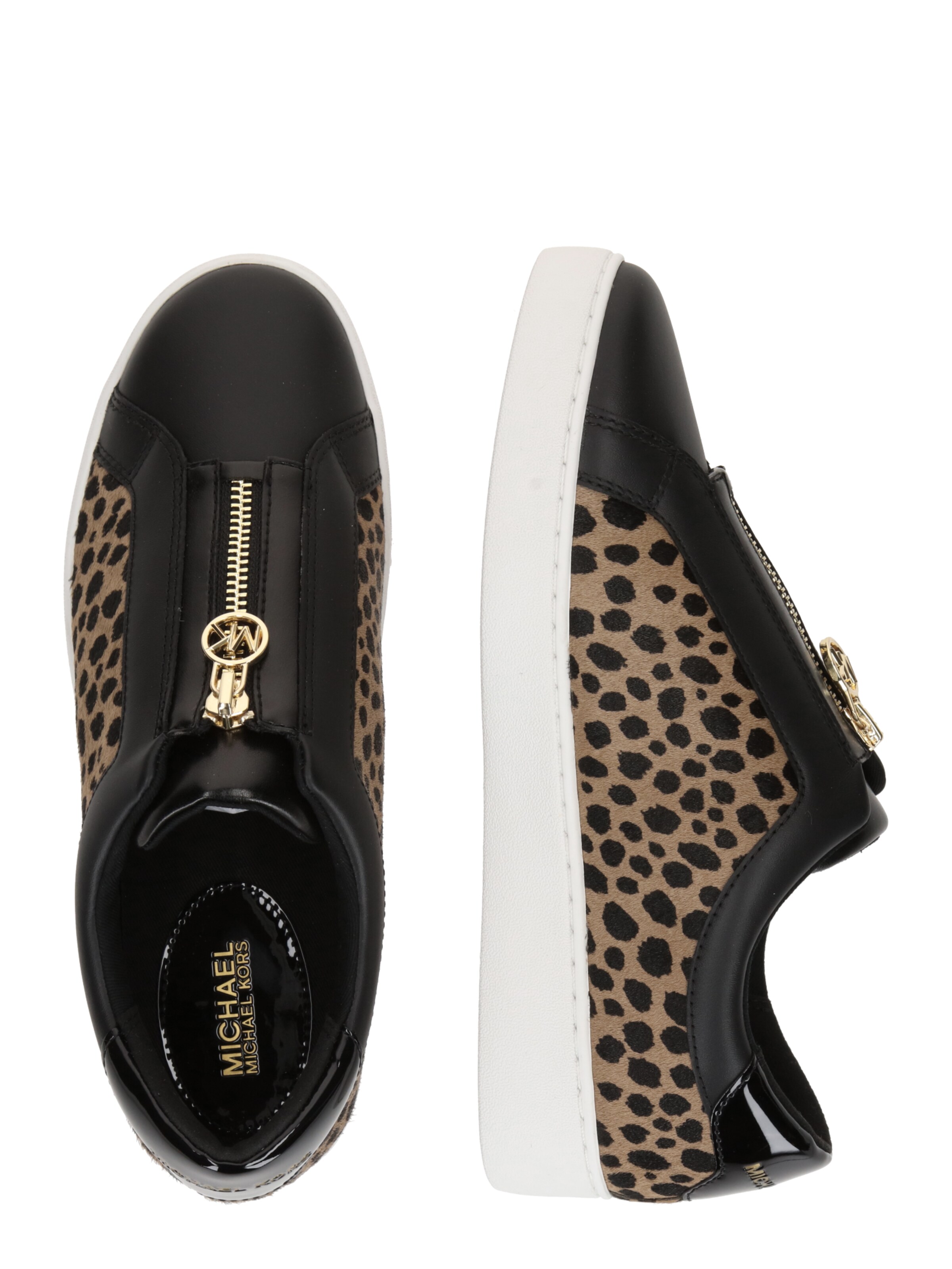 MICHAEL Michael Kors Slip-on 'KEATON' in Brown