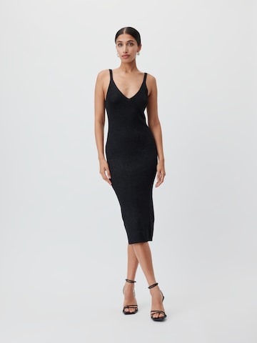 LeGer by Lena Gercke Knitted dress 'Mirell' in Black
