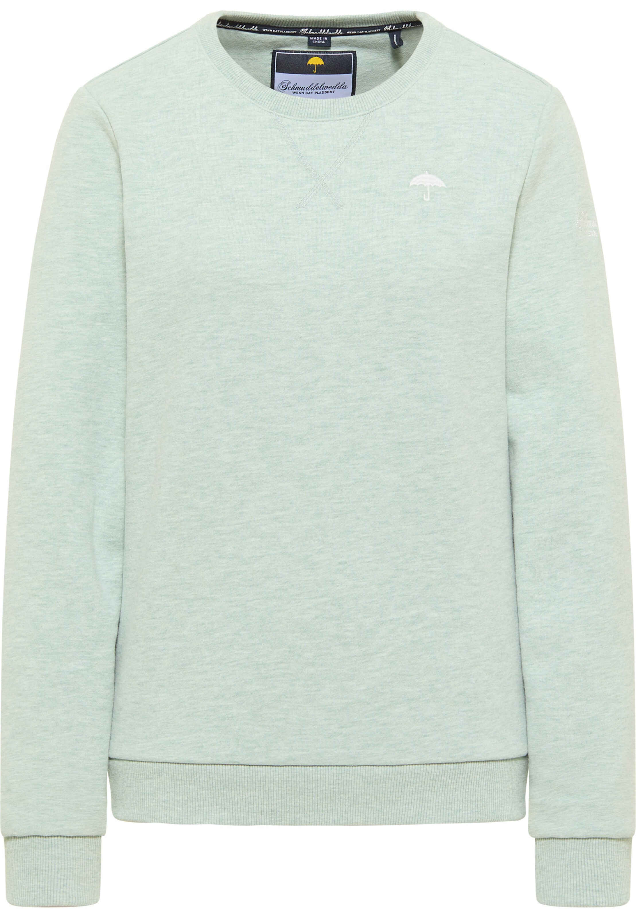 Schmuddelwedda Sweatshirt 'Yasanna' in Groen: voorkant