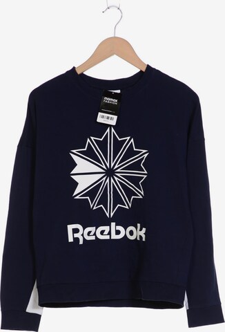 Reebok Sweatshirt & Zip-Up Hoodie in S in Blue: front