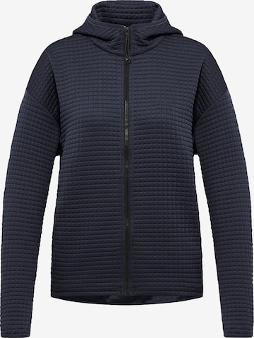 JACK WOLFSKIN Fleece Jacket in Blue: front