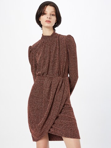 Y.A.S Dress 'YEN' in Brown: front