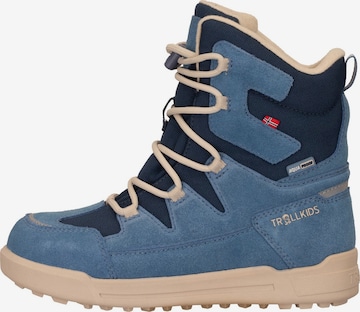 TROLLKIDS Snow Boots in Blue: front