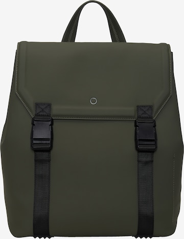 O bag Backpack in Green: front