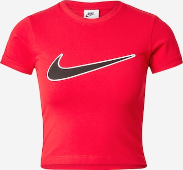 Nike Sportswear Shirt in Rood: voorkant