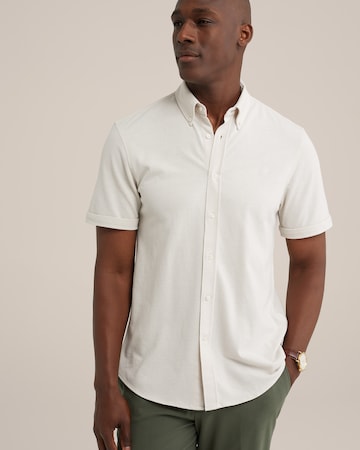 WE FashionSlim Fit Košulja - bijela boja: prednji dio