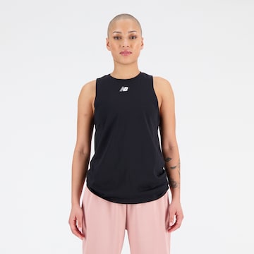 new balance Sporttop in Schwarz: predná strana