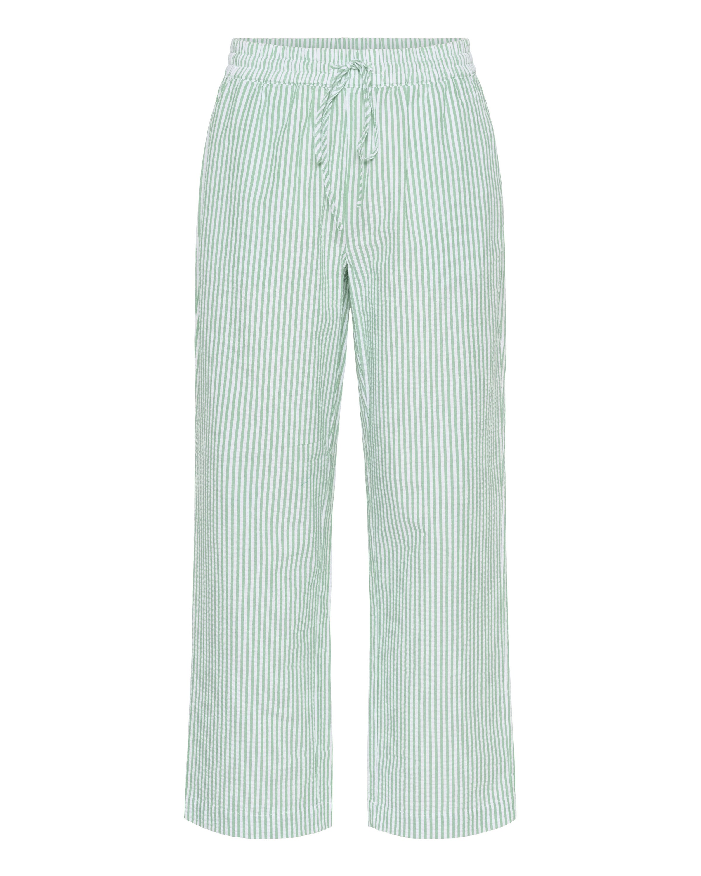 Loosefit Pantalon 'Elmiko' SAINT TROPEZ en vert : devant