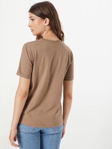 PIECES Shirt 'Ria' in Bruin