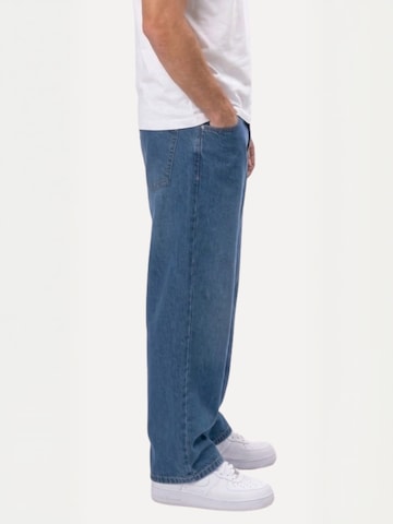 regular Pantaloni ' Performance ' di TEESHOPPEN in blu: lato