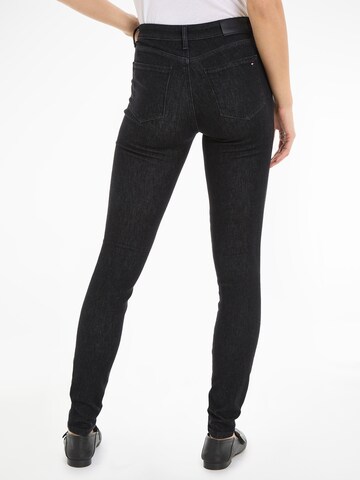 TOMMY HILFIGER Skinny Farkut värissä musta