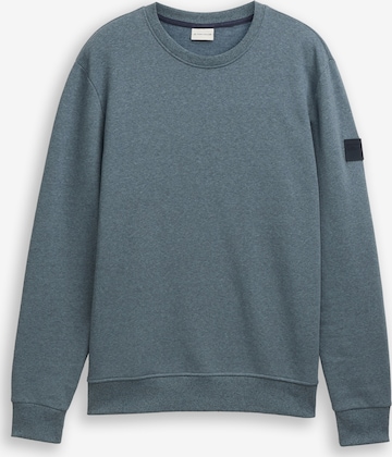 TOM TAILOR - Sweatshirt em azul: frente