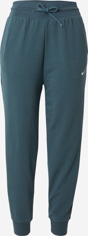 Tapered Pantaloni sportivi 'One' di NIKE in verde: frontale