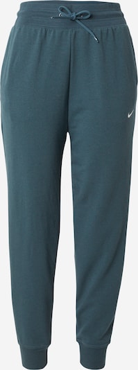 NIKE Pantalon de sport 'One' en émeraude / blanc, Vue avec produit