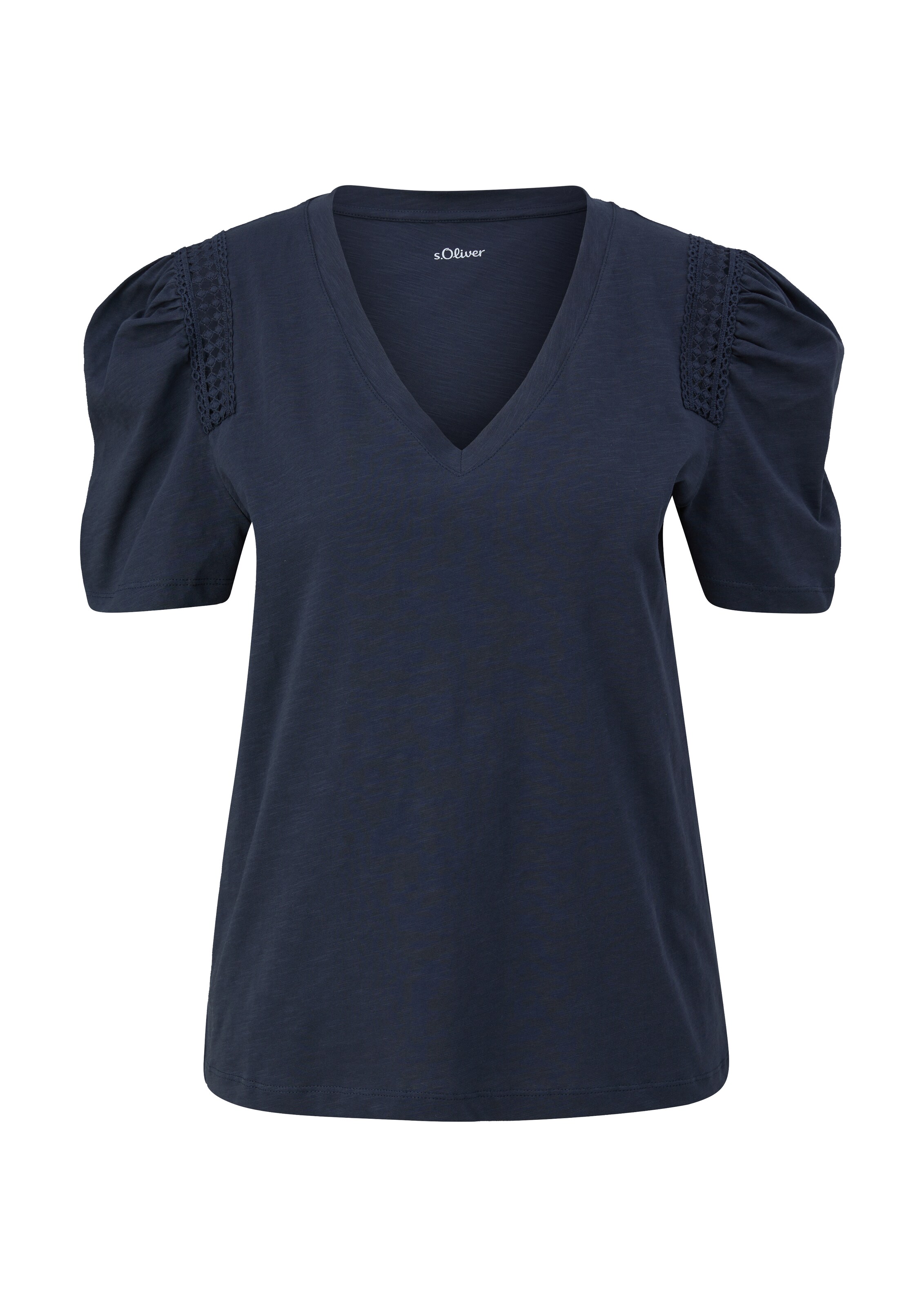 s.Oliver Shirt in Blauw: voorkant