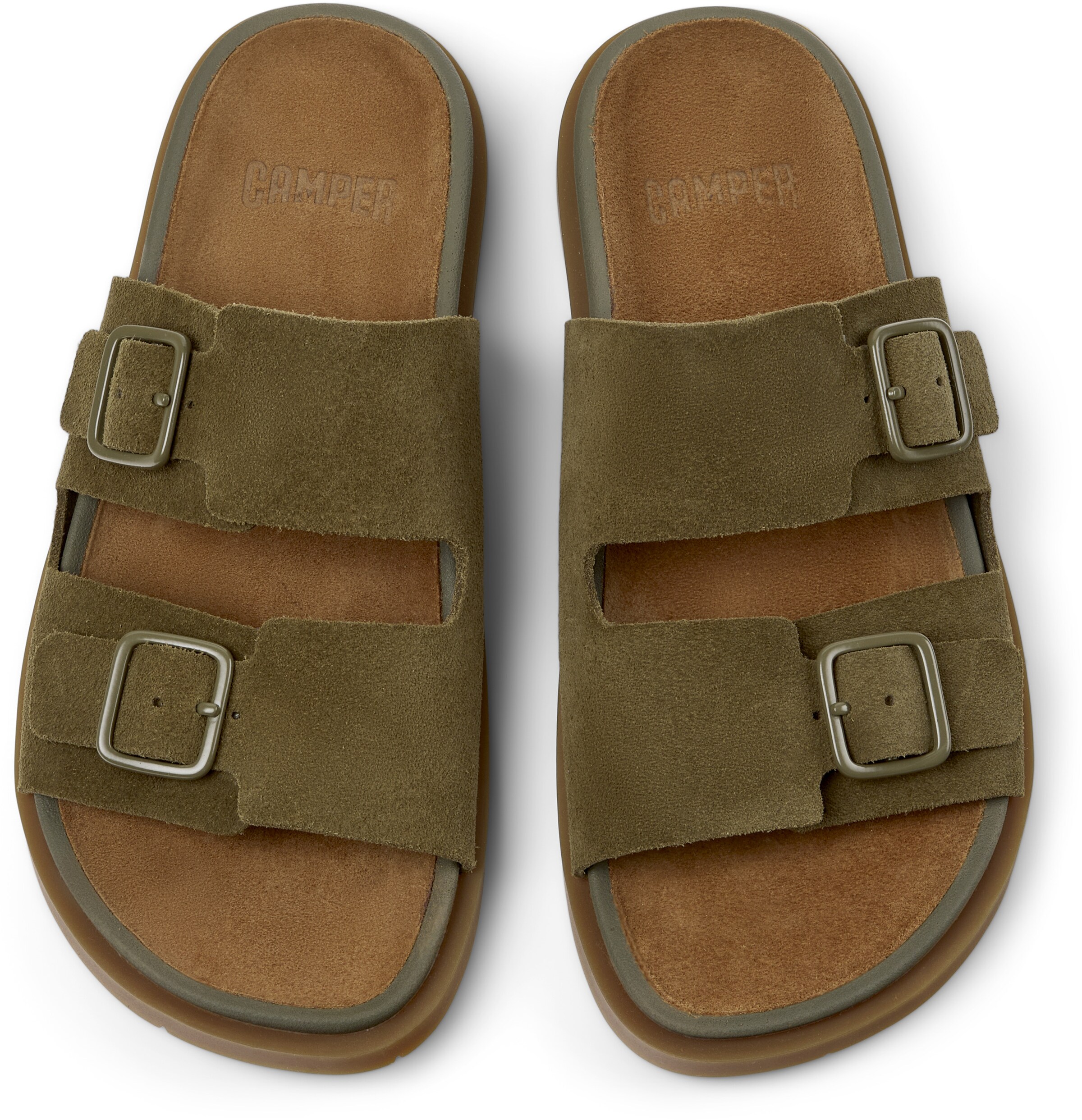 Sandalo con cinturino ' Lluc Sandal ' di CAMPER in verde