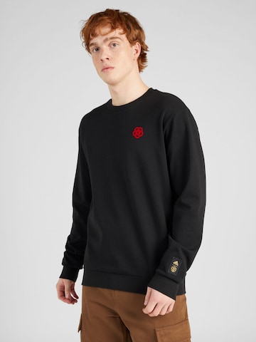 ADIDAS PERFORMANCE Athletic Sweatshirt 'Manchester United Cultural Story' in Black: front