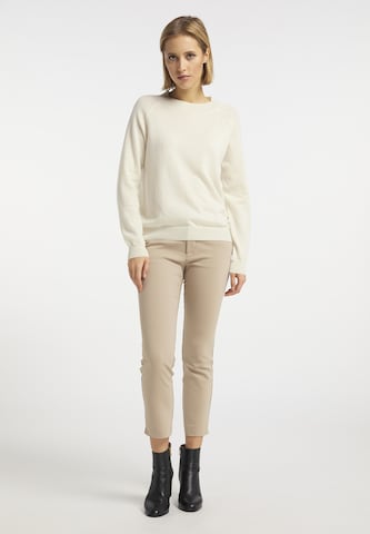 Pull-over DreiMaster PREMIUM en blanc