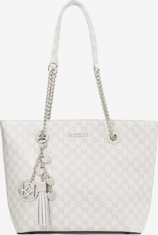 balts Kazar "Shopper" tipa soma: no priekšpuses